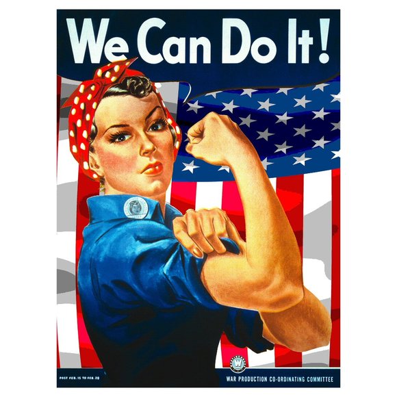 We Can Do It Wartime Poster Print 18x24 - Picture 1 of 4